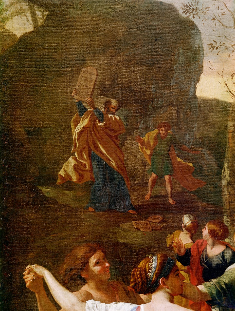 Klanění zlatého telete, před rokem 1634 (detail 3738) od Nicolas Poussin
