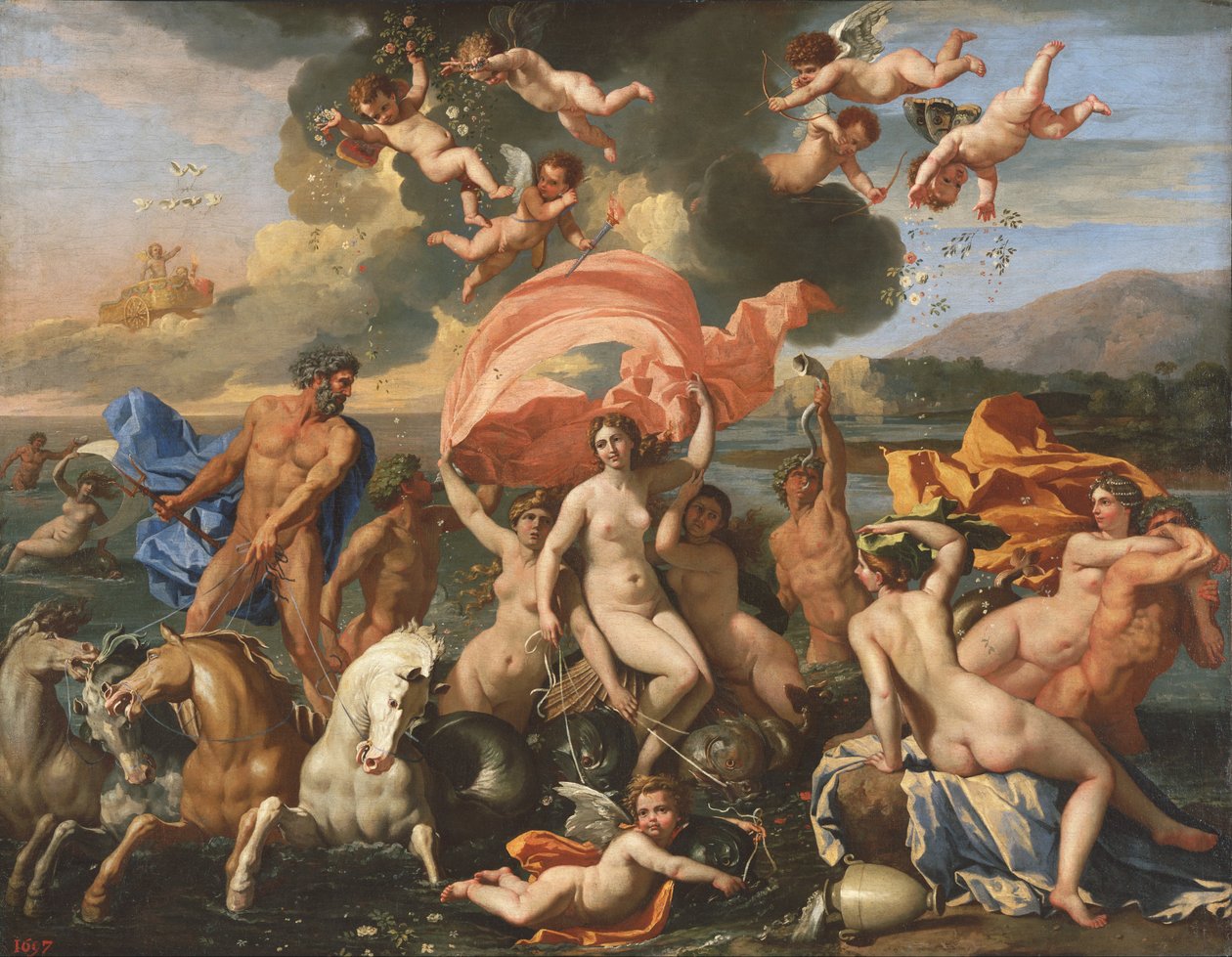 Zrození Venuše od Nicolas Poussin