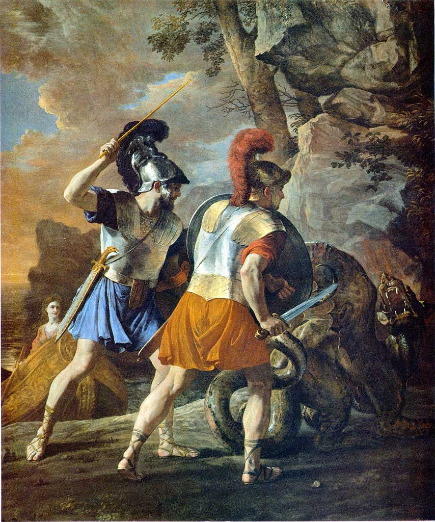 Společníci Rinalda od Nicolas Poussin