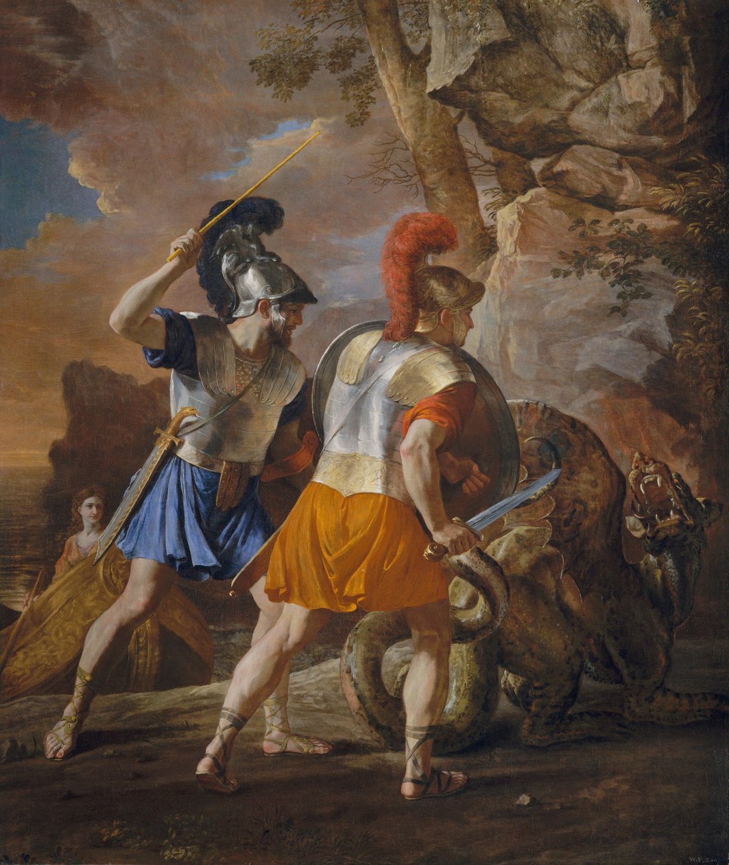 Společníci Rinalda od Nicolas Poussin