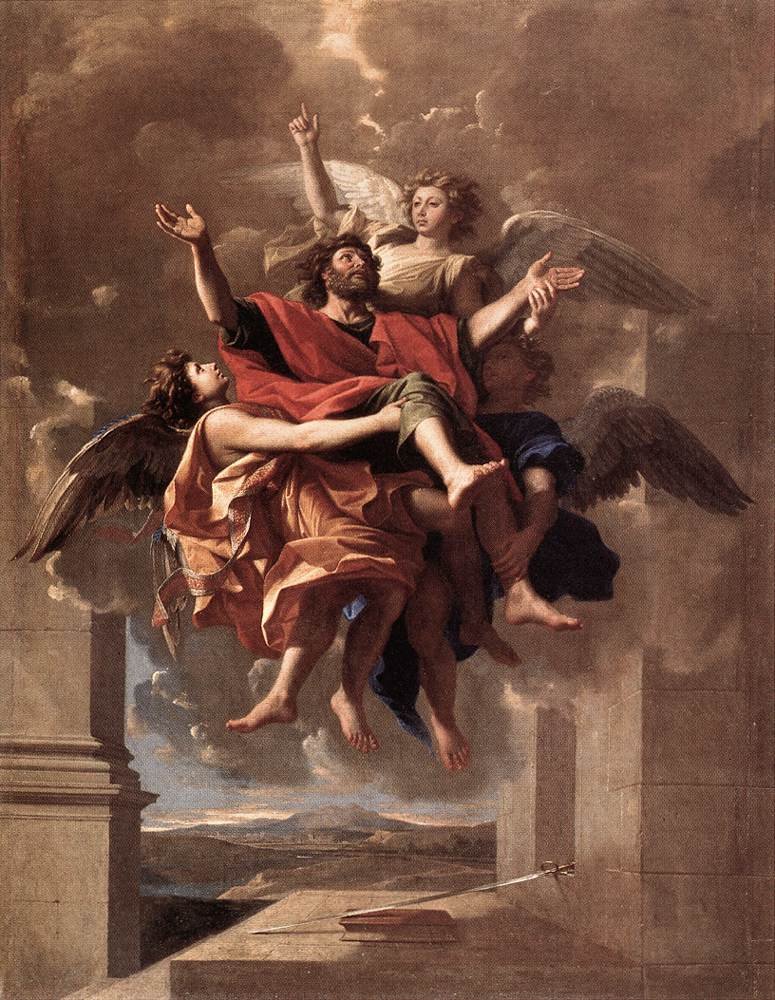 Extáze svatého Pavla od Nicolas Poussin
