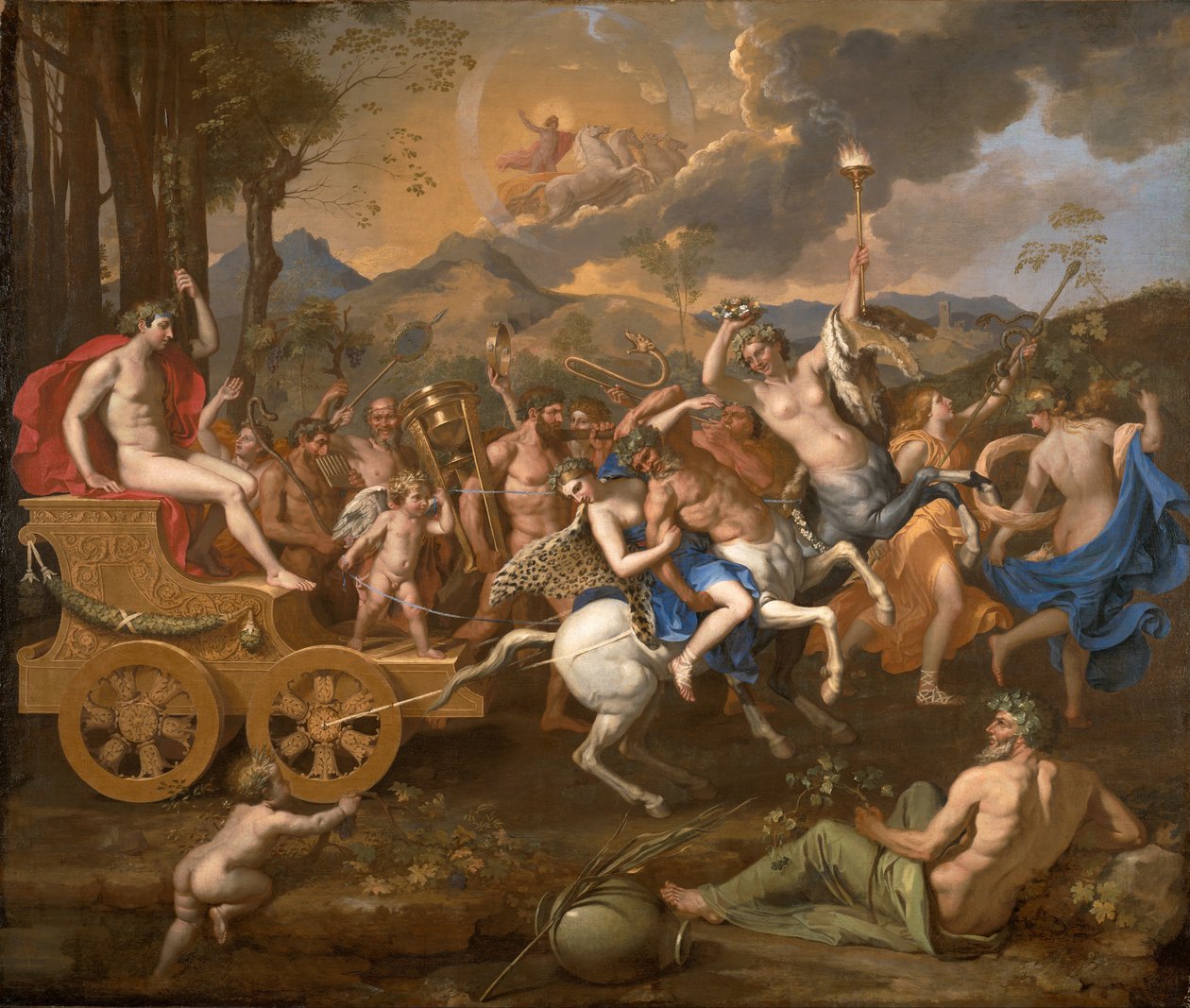 Triumf Bacchus od Nicolas Poussin
