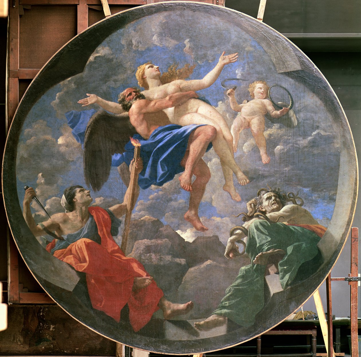 Pravda ukradená časem mimo dosah závisti a sváru, 1641 od Nicolas Poussin