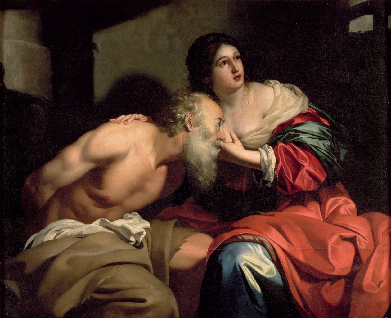 Římská charita od Nicolas Regnier