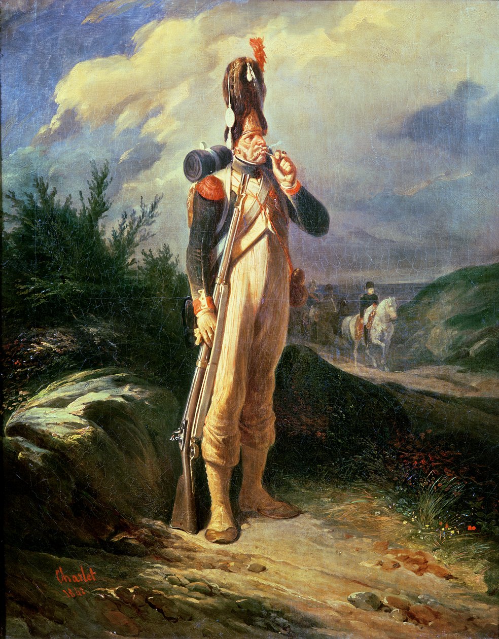 Granátní garda, 1842 od Nicolas Toussaint Charlet
