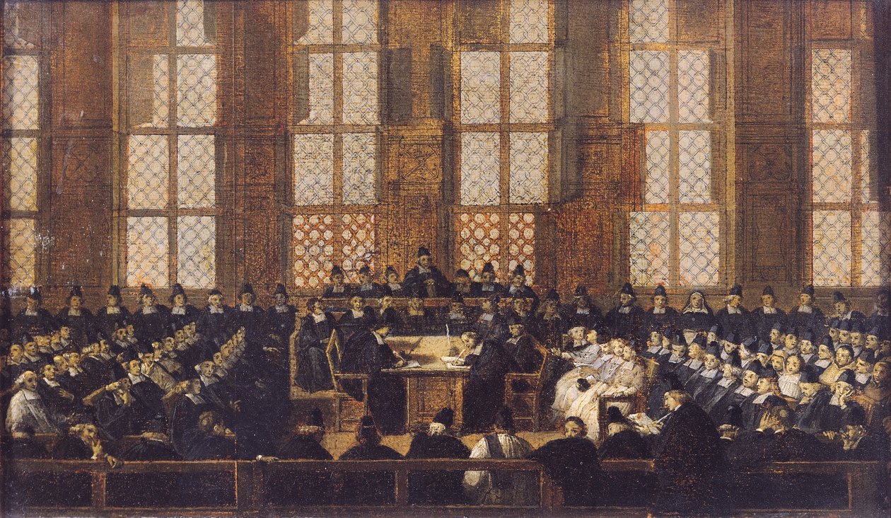Výzva disidentských biskupů na Sorbonně, 5. března 1717 od Nicolas Vleughels