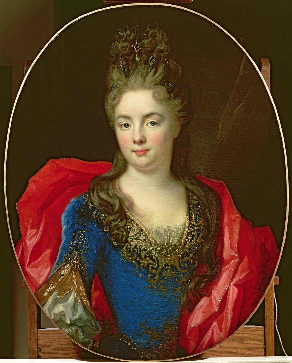 Portrét Anne-Genevieve z Levis-Ventadour, princezny z Rohanu, 1696 od Nicolas de Largillière