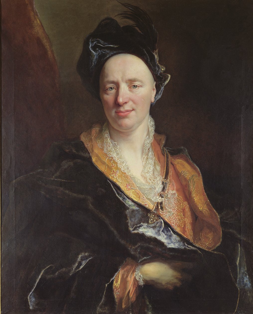 Portrét Jeana Baptisty Rousseaua (1671-1741) 1710 od Nicolas de Largillière