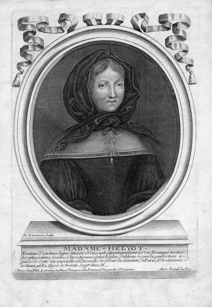 rytý portrét od Nicolas de Larmessin