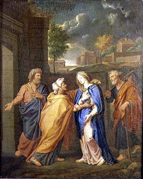 Panna, svatý Jan a svatá Anna od Nicolas (circle of) Poussin