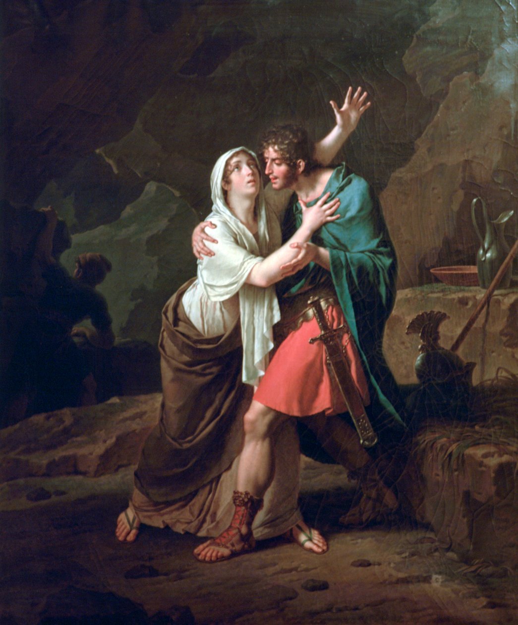 Eponine et Sabinus, 1802 od Nicolas Andre Monsiau