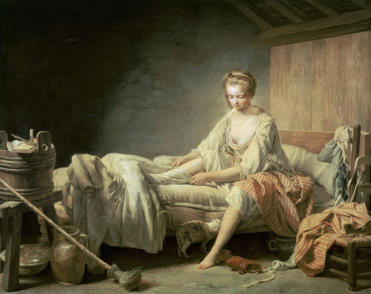 Le Lever de Fanchon od Nicolas Bernard Lepicie