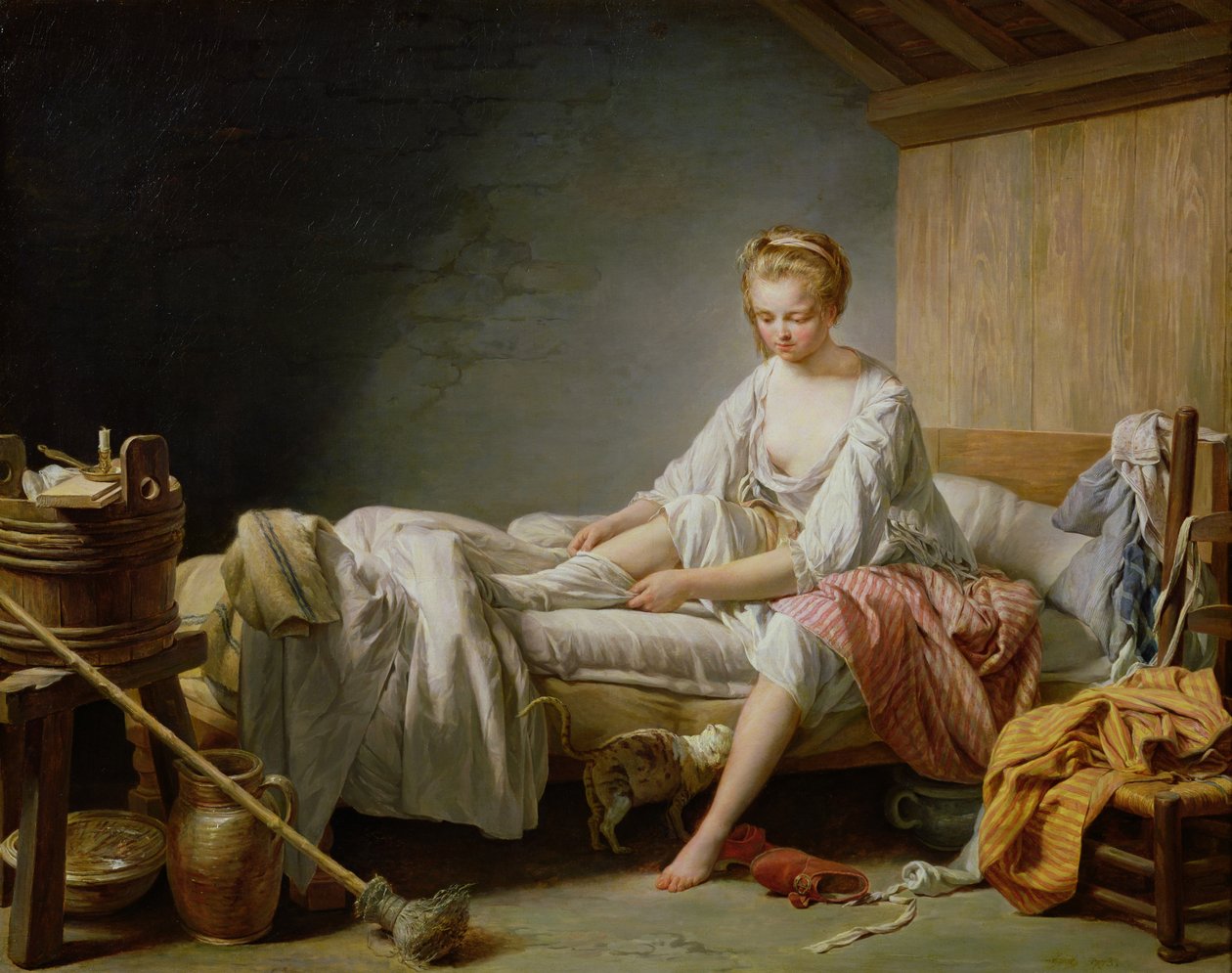 The Lever of Fanchon (olej na plátně) od Nicolas Bernard Lepicie