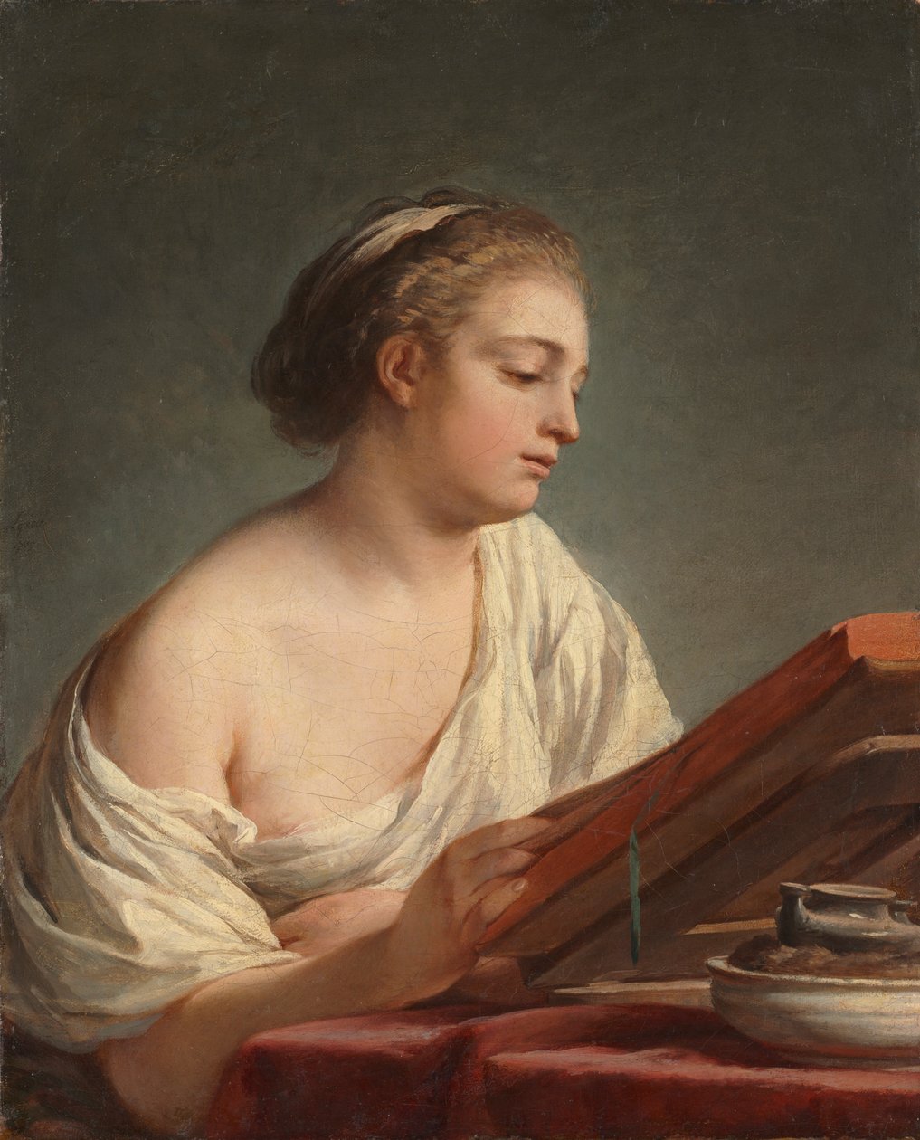 Žena čtení od Nicolas Bernard Lepicie