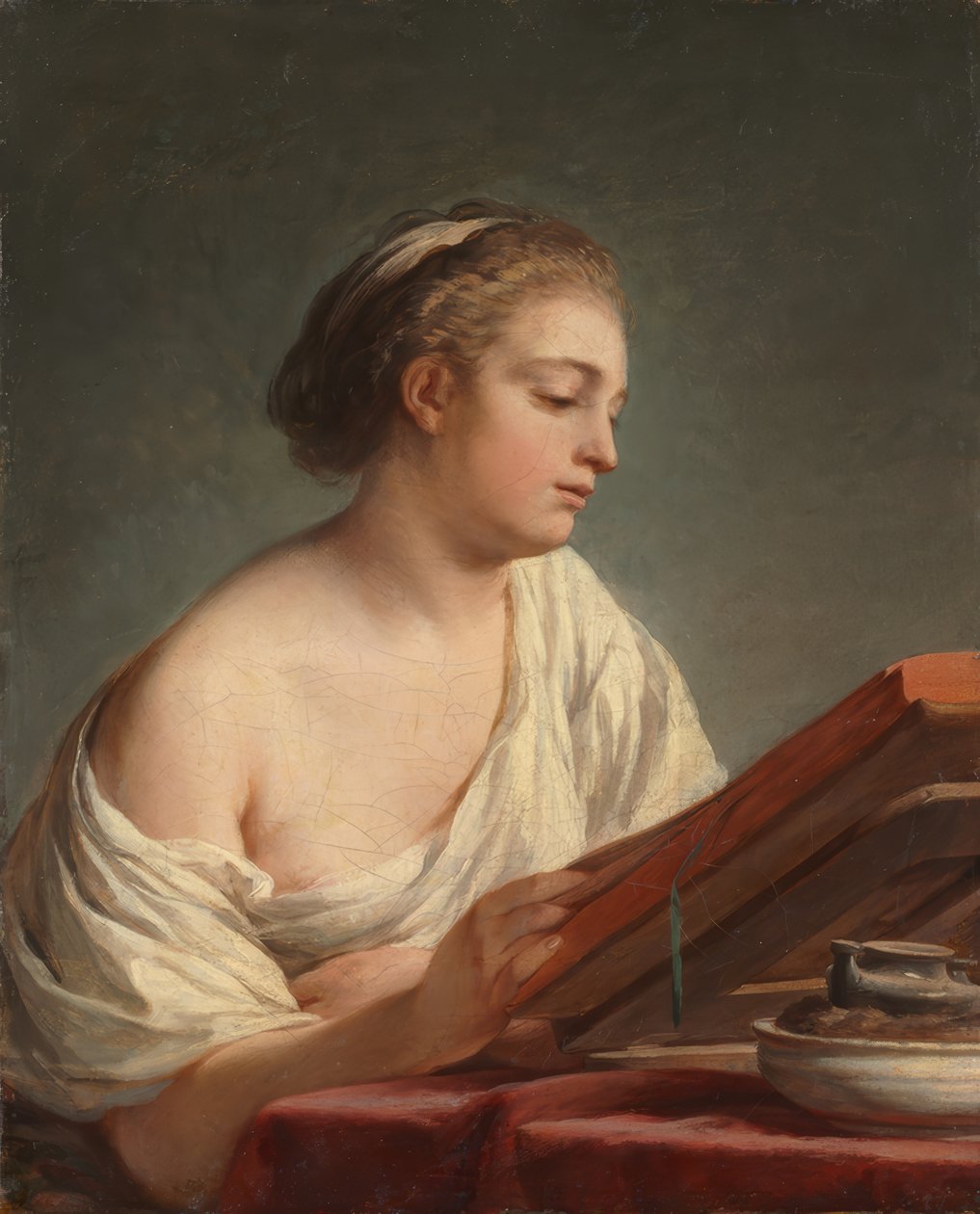 Žena Čtení od Nicolas Bernard Lepicie