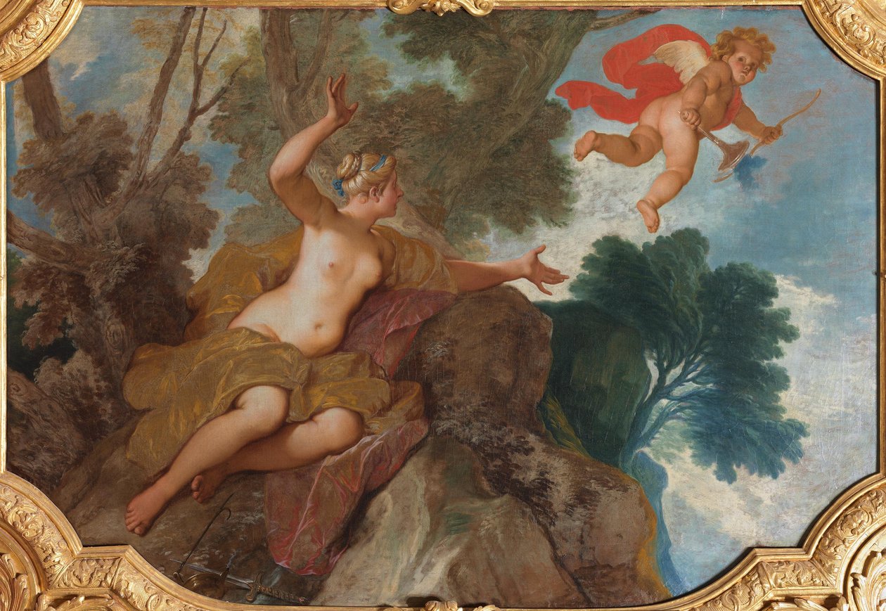 Amor verlässt Psyche od Nicolas Bertin