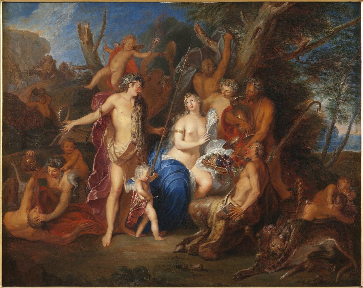 Bakchus a Ariadna od Nicolas Bertin