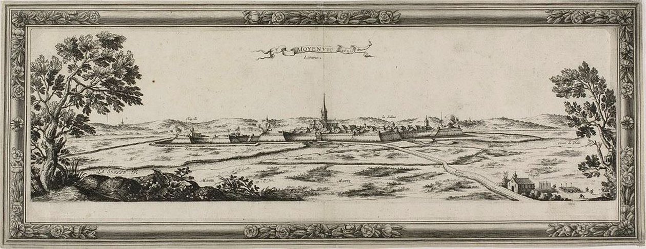 Moyenvic, Lotrinsko, 1631 od Nicolas Cochin