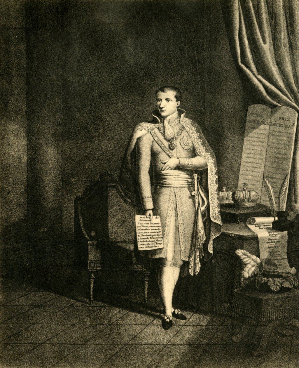 Napoleon první císař francouzského krále Itálie, c1810, 1921. od Nicolas Colibert