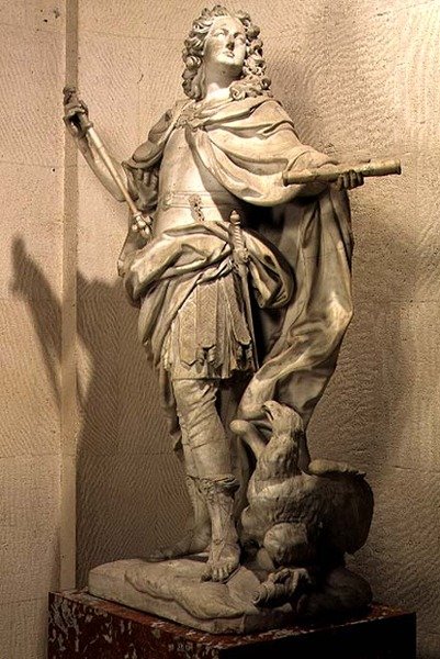 Louis XV Francouzský (1710-74) jako Jupiter od Nicolas Coustou