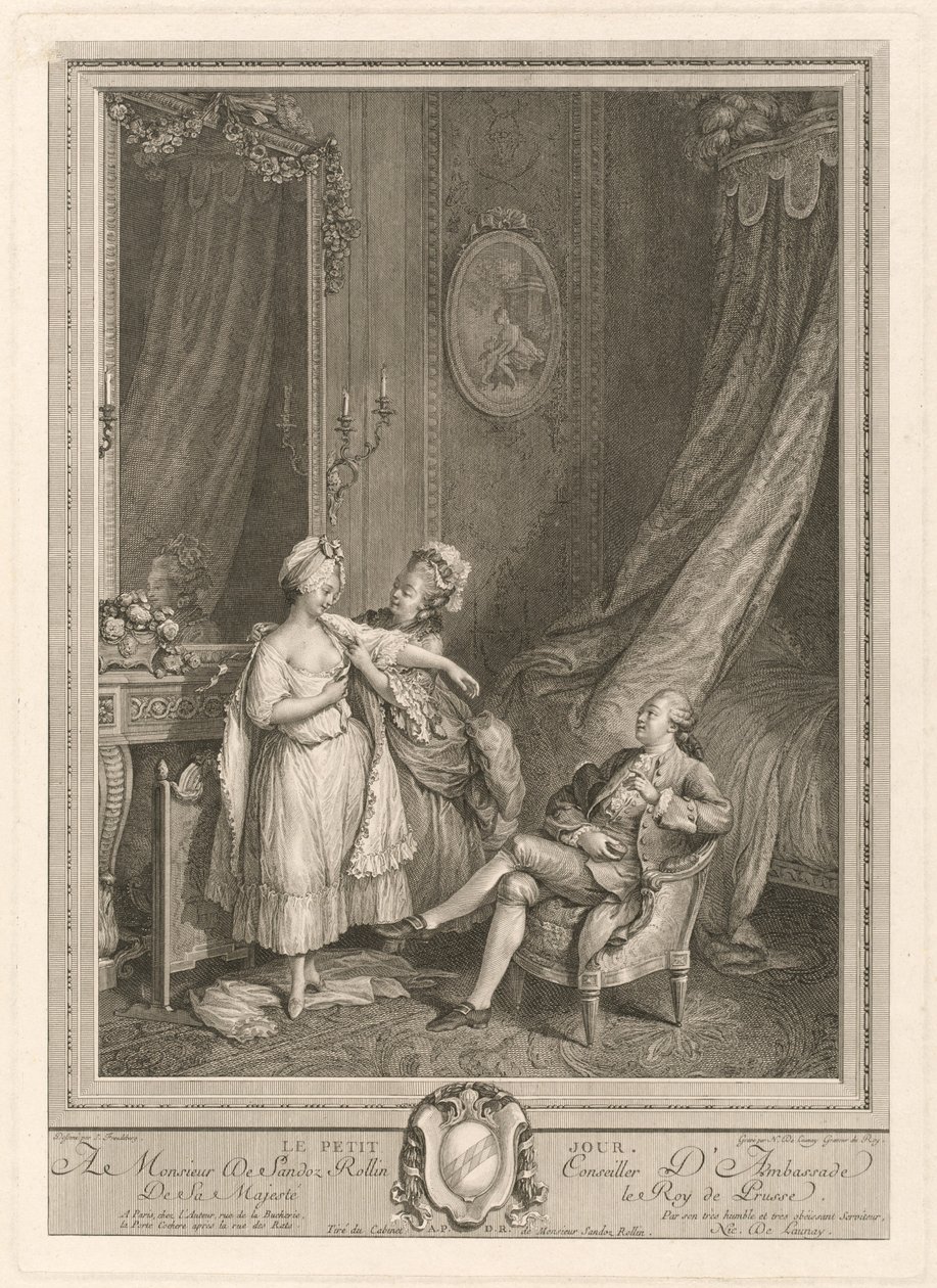 Malý den od Nicolas Delaunay after Sigmund Freudenberger