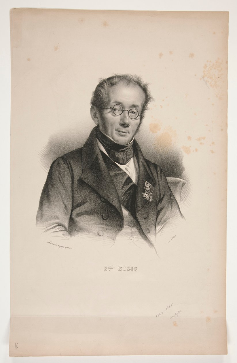 Portrét [barona Fran?ois-Josepha] Bosio od Nicolas Eustache Maurin