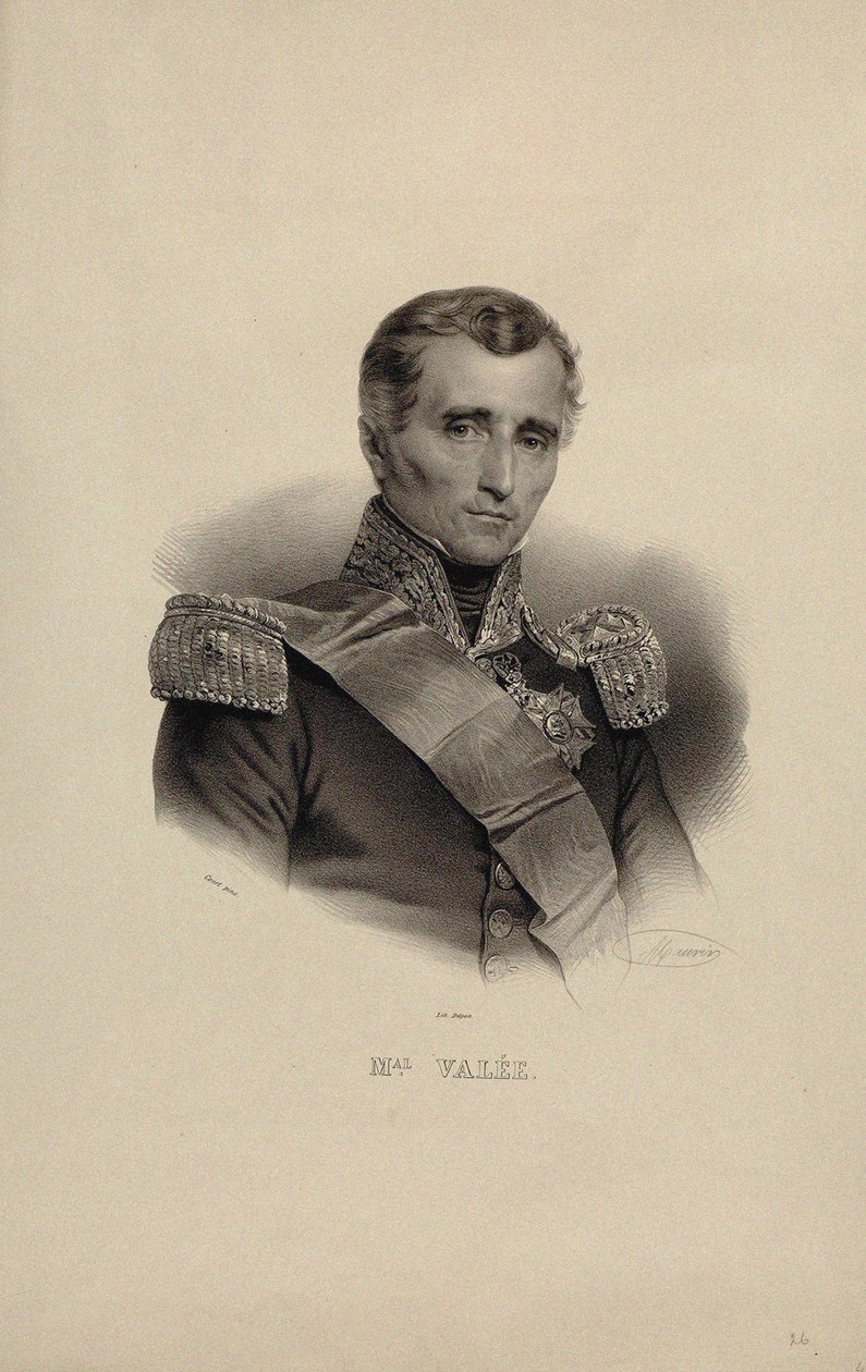 Portrét Sylvain-Charles, Comte Valée 1773-1846. od Nicolas Eustache Maurin