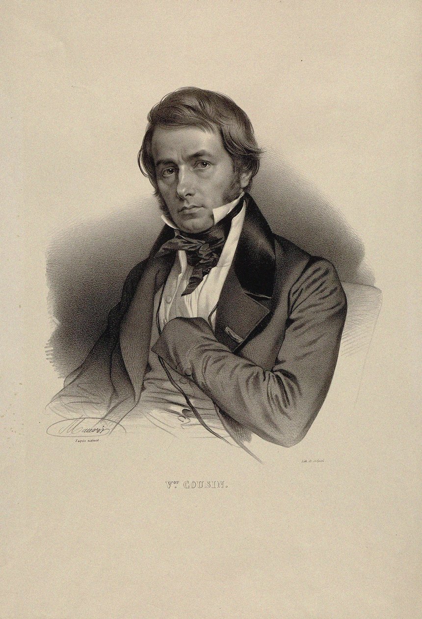 Portrét filozofa Victora Cousina 1792-1867. od Nicolas Eustache Maurin