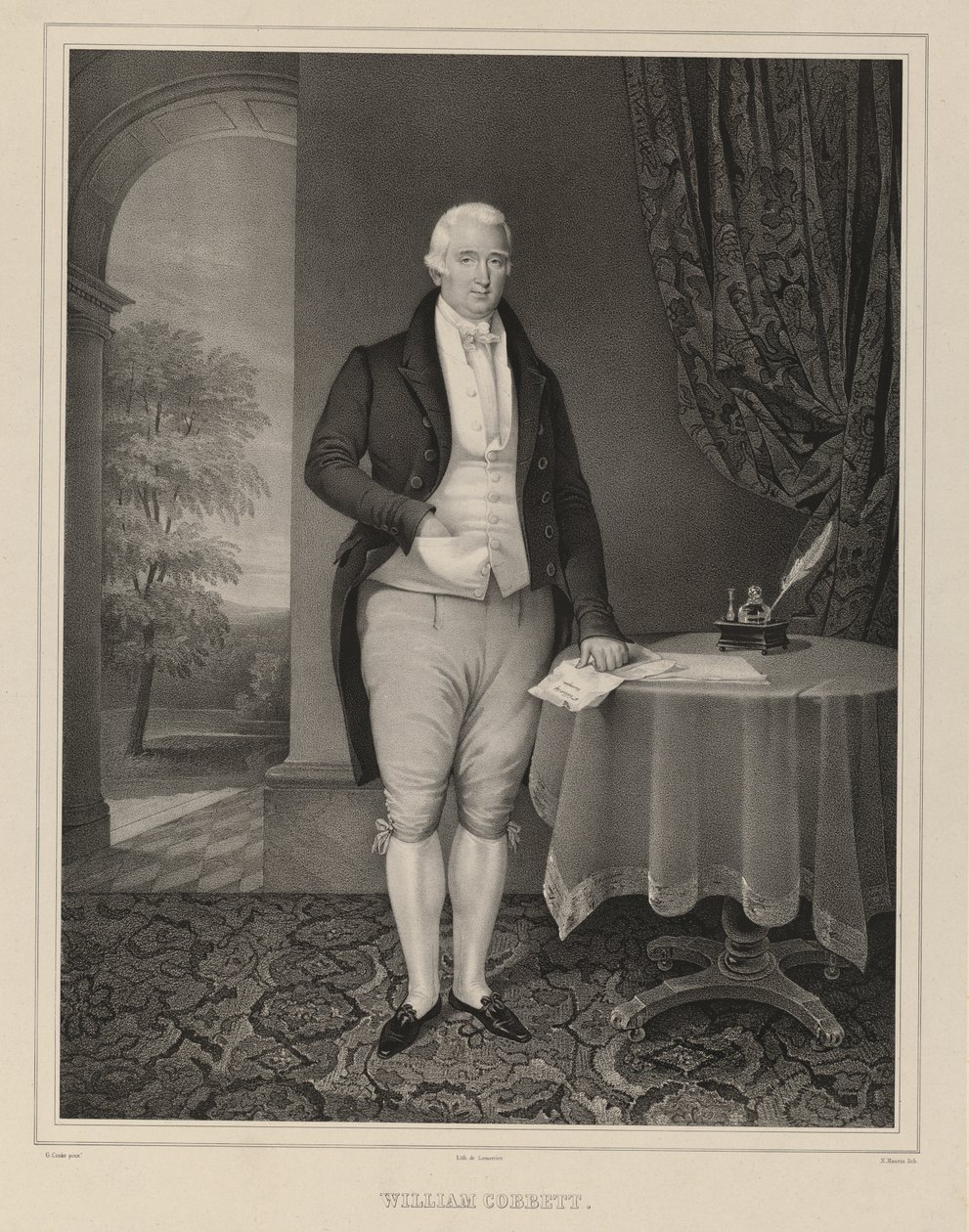 William Cobbett od Nicolas Eustache Maurin