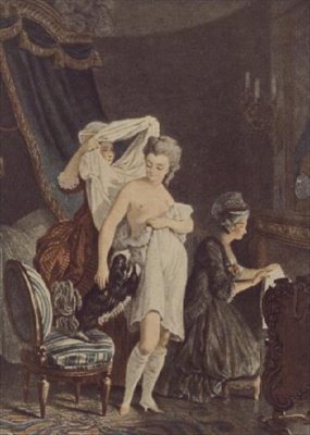 Oblékání (rytina) od Nicolas Francois Regnault