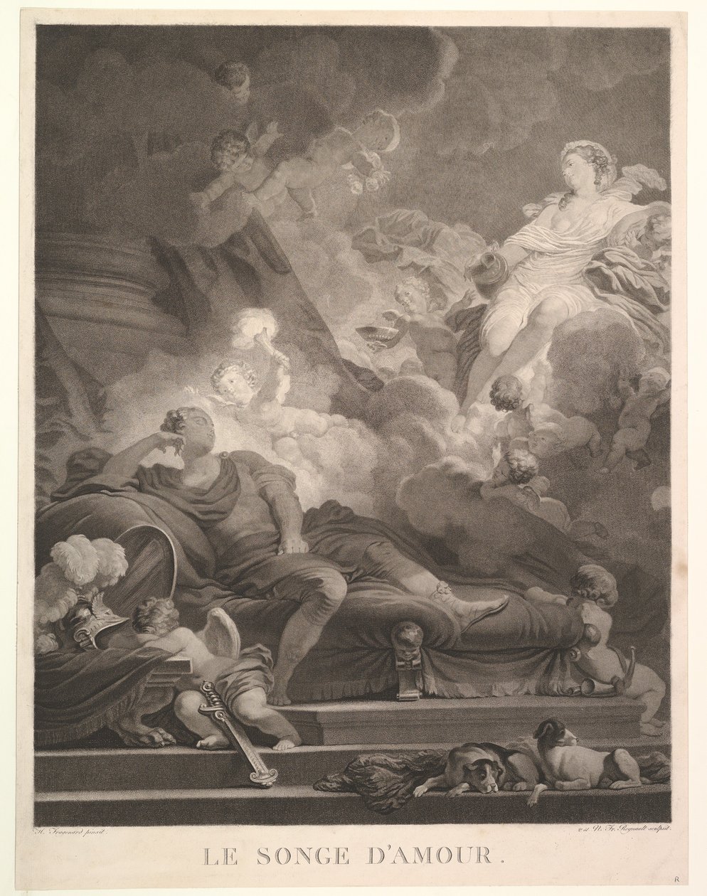 Sen o lásce.n.d. od Nicolas Francois Regnault