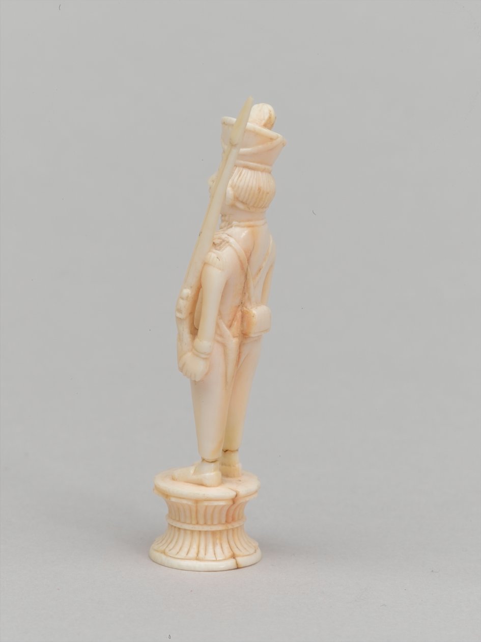 Bílý pěšec, šachová figurka, Indie od Nicolas Guerard