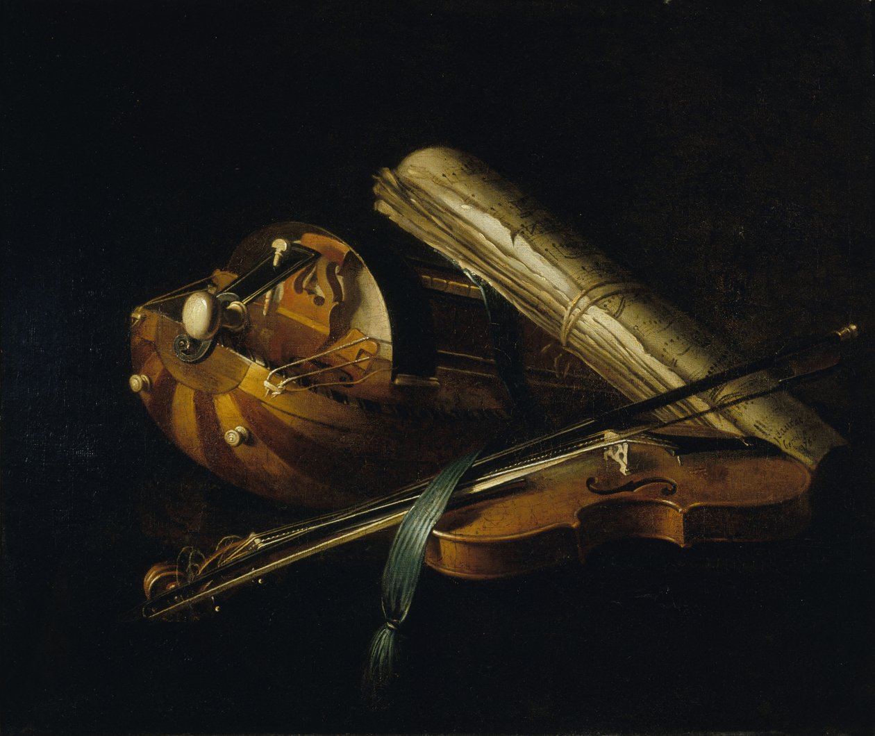 Hudební nástroje od Nicolas Henri Jeaurat de Bertry
