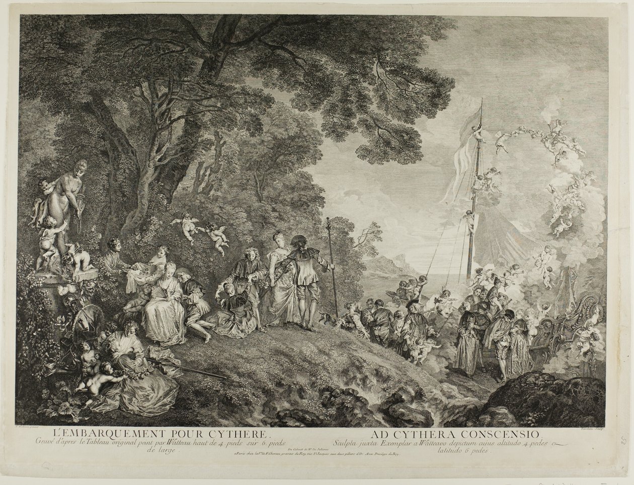 Pouť na ostrov Cythera od Nicolas Henri Tardieu