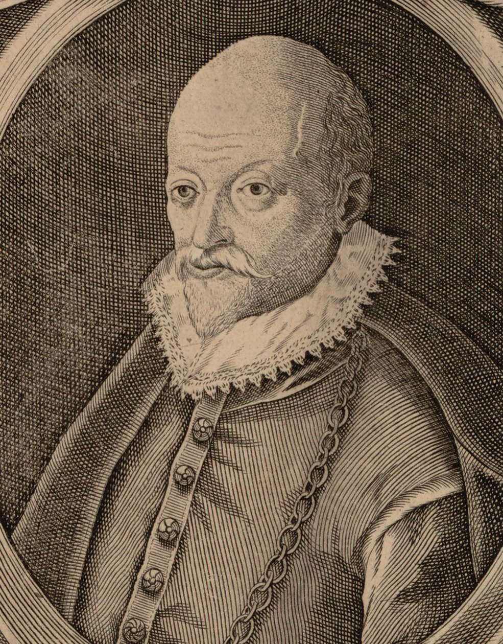 Portrét skladatele Rolanda de Lassus 1532-1 od Nicolas III de Larmessin