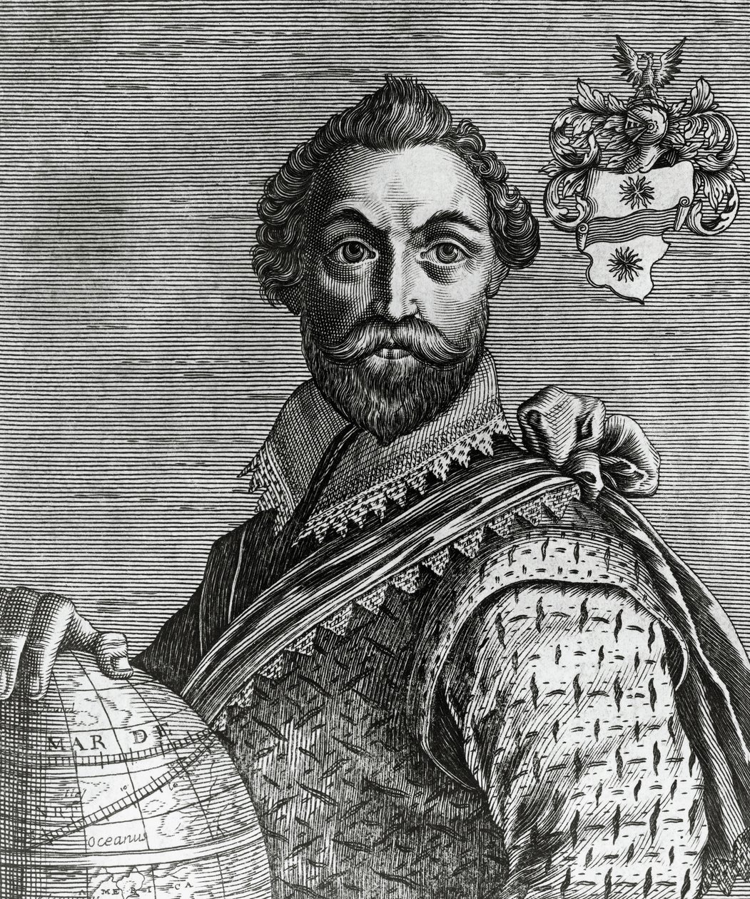 Portrét Francise Drakea (1540-1596) od Nicolas II de Larmessin
