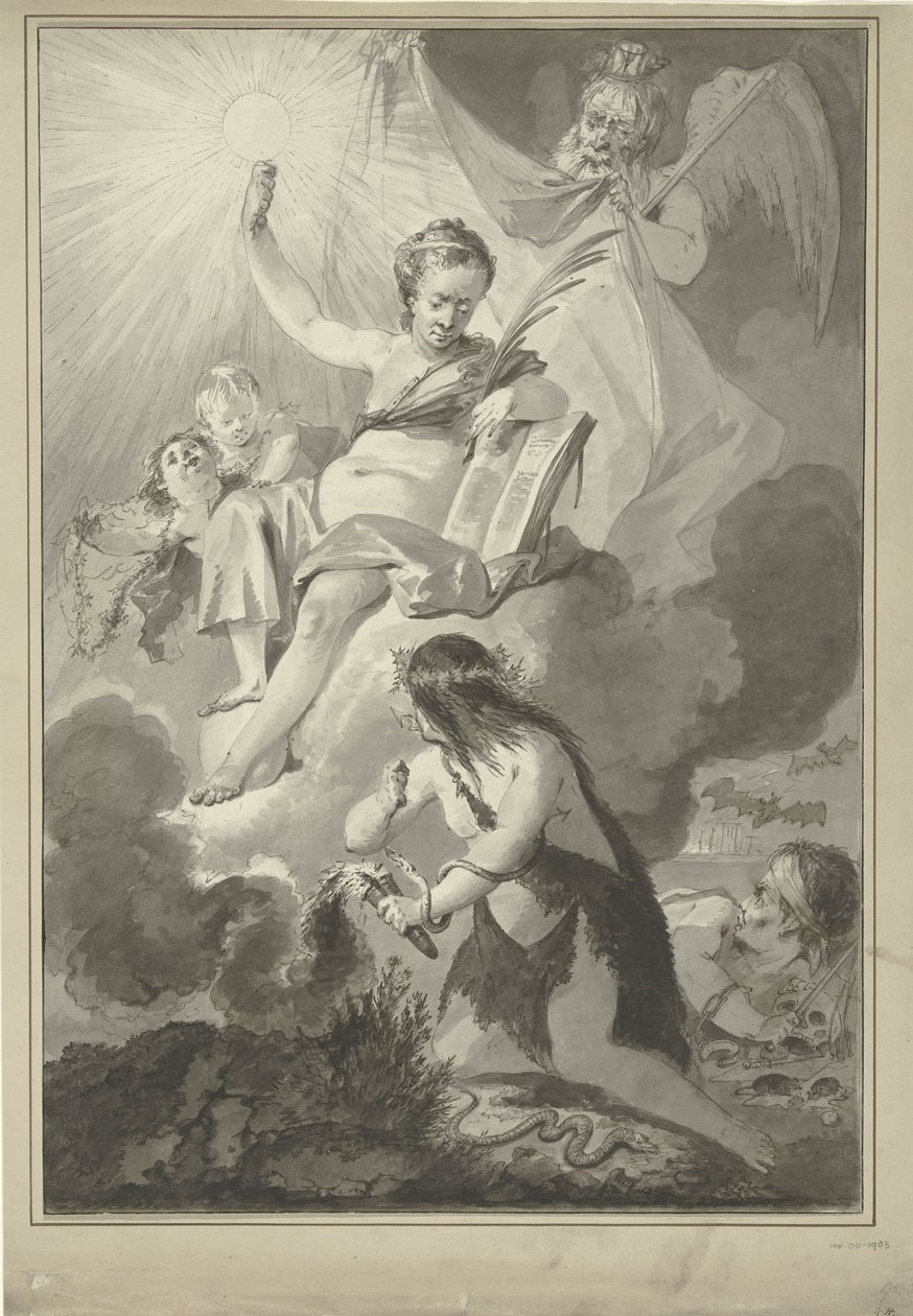 Čas odhaluje pravdu od Nicolas Joseph Delin (possibly)