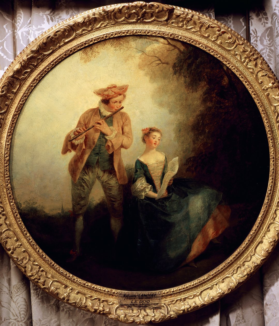 Duet od Nicolase Lancreta (1690-1743). Francie od Nicolas Lancret