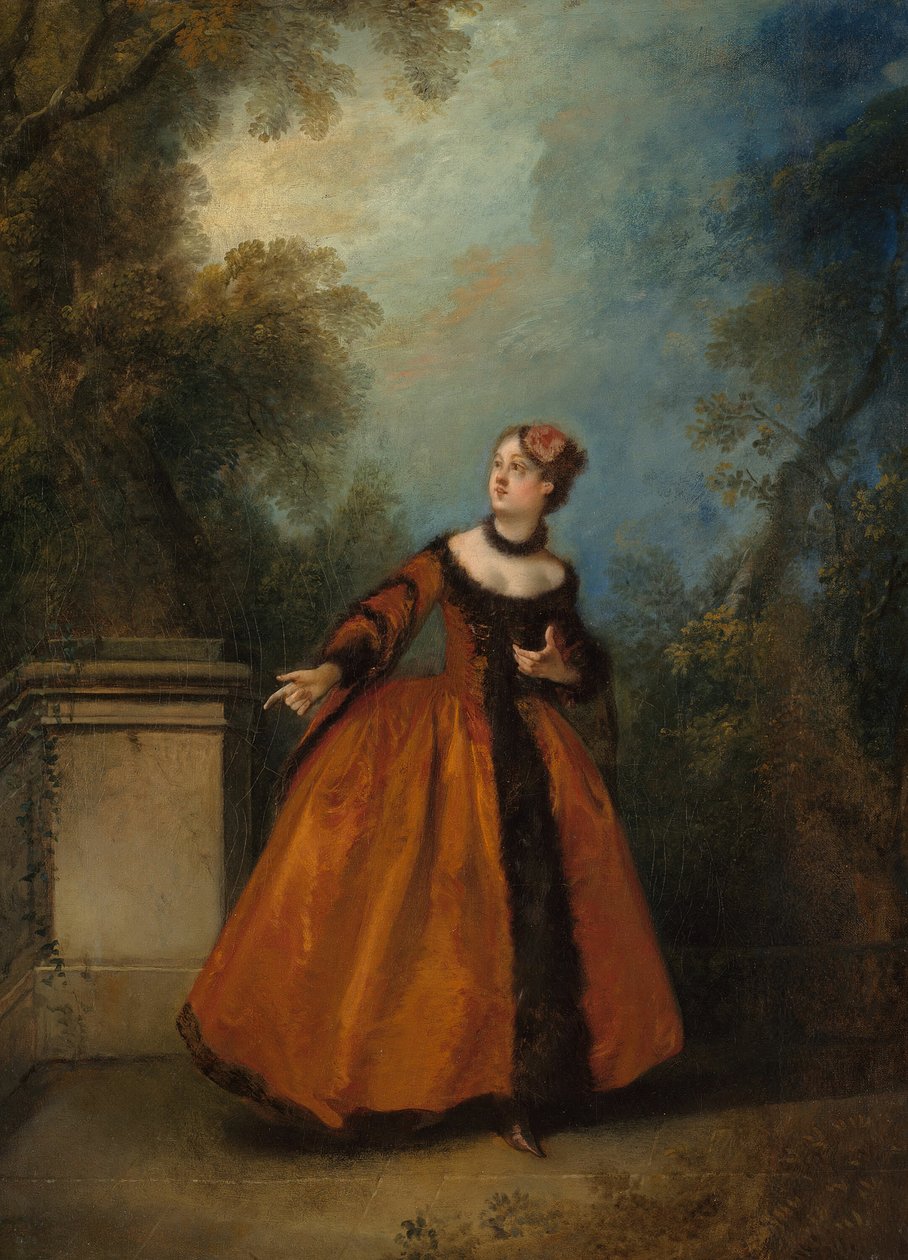 Krásná řecká žena, 173136. od Nicolas Lancret