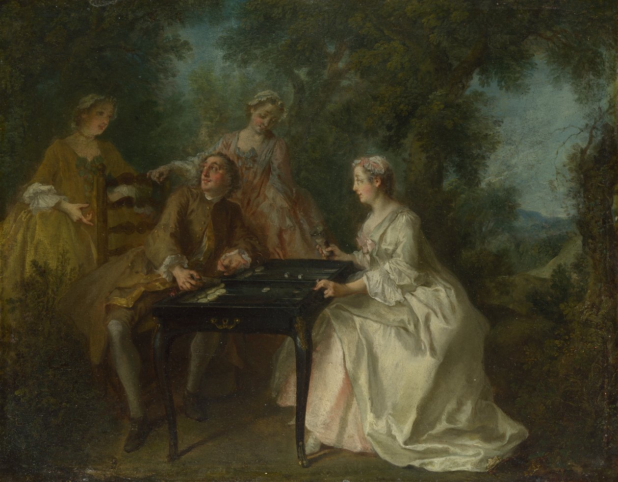 Čtyři časy dne: odpoledne, c. 1740 od Nicolas Lancret