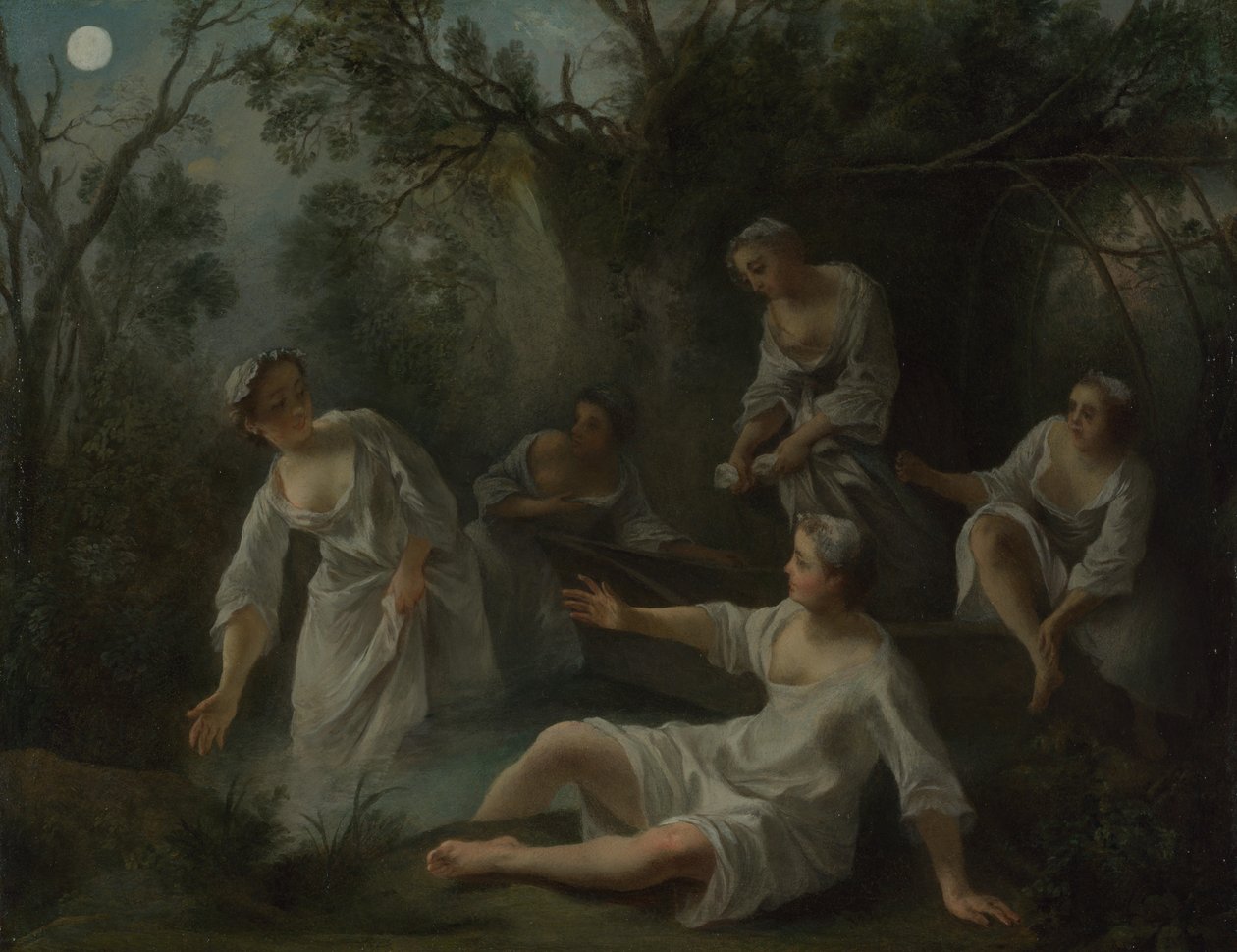Čtyři časy dne: Večer, c. 1740 od Nicolas Lancret