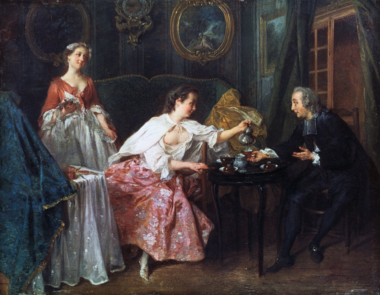 Čtyři časy dne: Ráno, 1739 od Nicolas Lancret