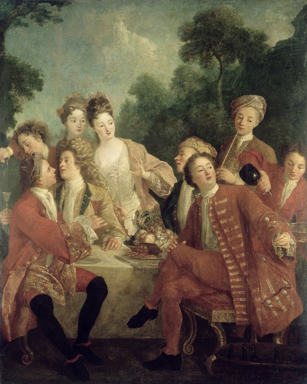 Šunkový oběd od Nicolas Lancret