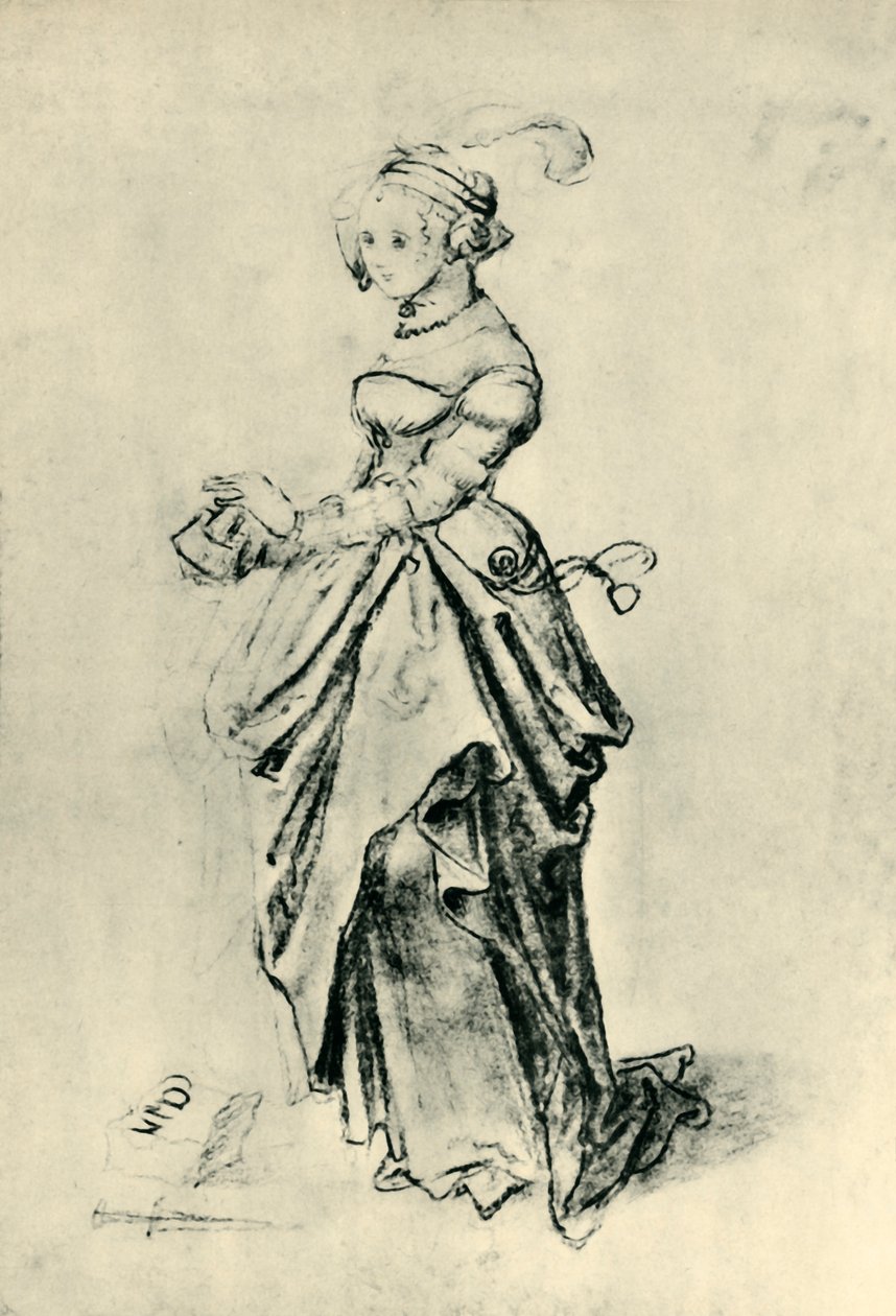 Mladá žena, začátek 16. století, 1943. od Nicolas Manuel Deutsch