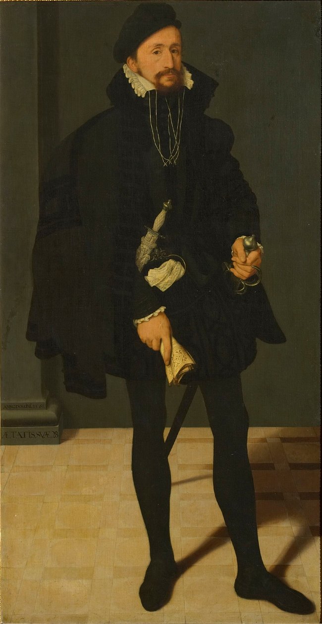 Portrét Hanse Heinricha Pilgrama, 1561. od Nicolas Neufchatel