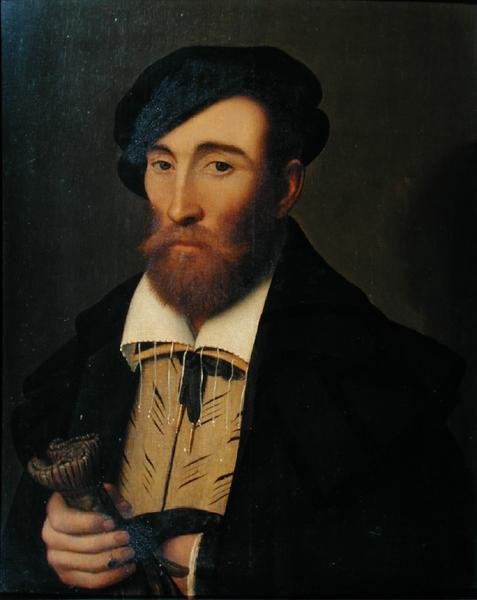 Portrét muže (olej na plátně) od Nicolas Neufchatel