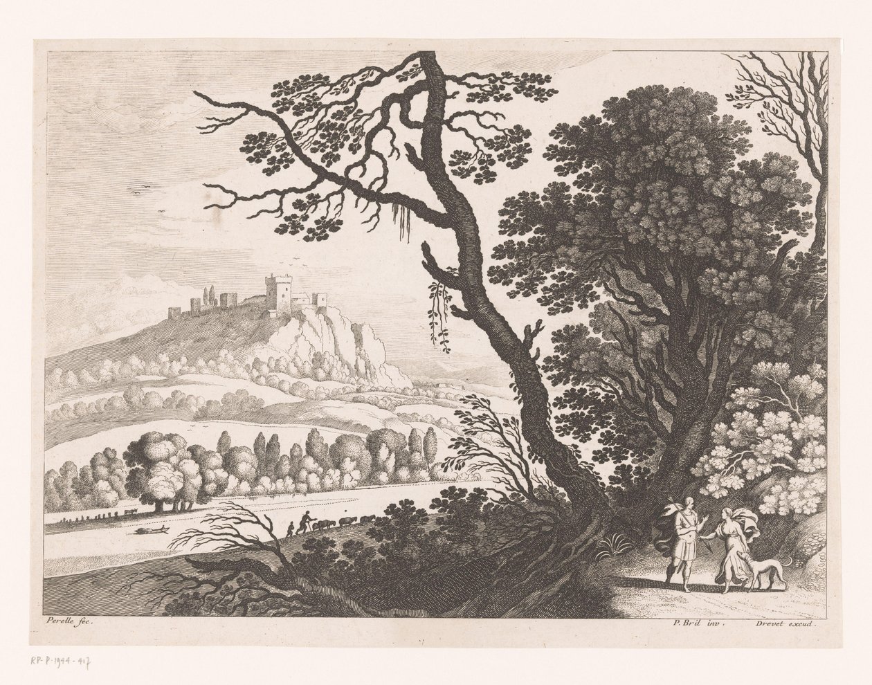 Cephalus en Procris od Nicolas Perelle