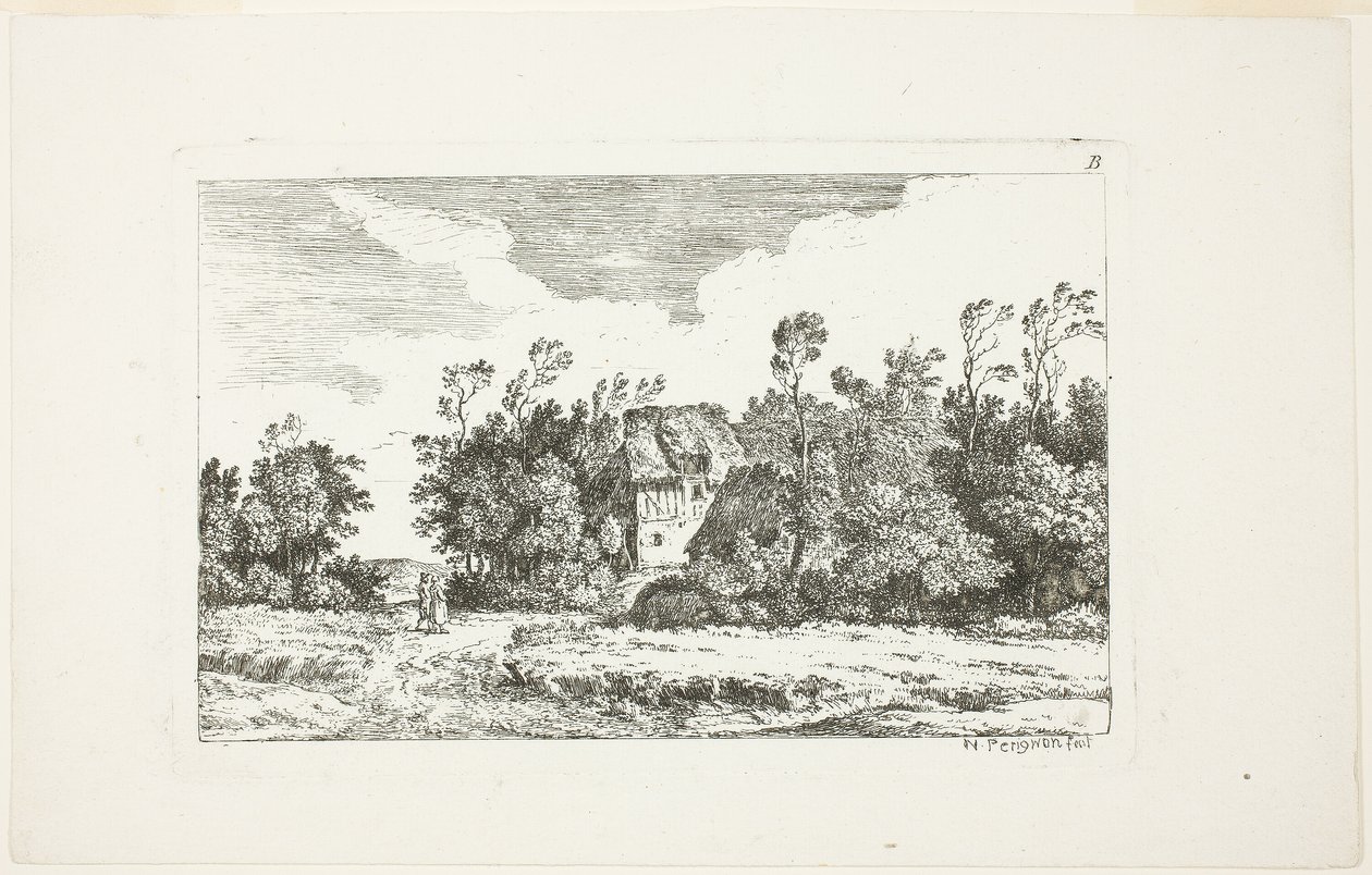 Krajina, z Second Landscape Notebook od Nicolas Perignon