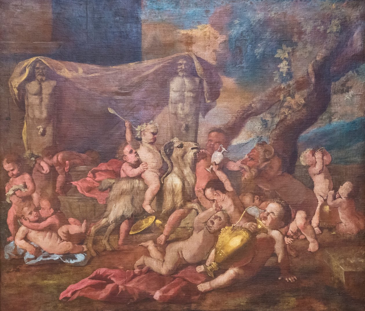 Baccanale (öljy kankaalle) od Nicolas Poussin
