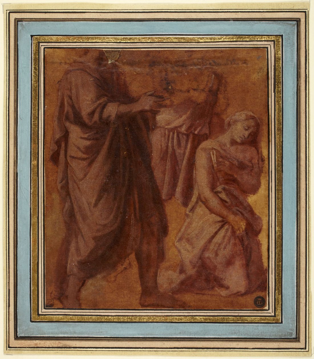 Christus und die Ehebrecherin od Nicolas Poussin